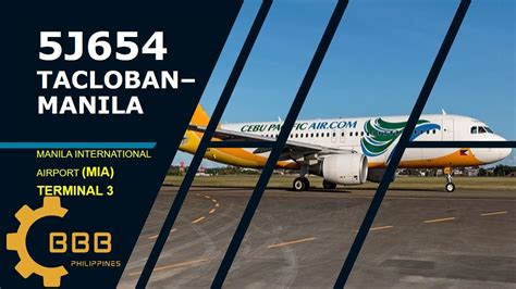 5J654 Flight Status CEBU Pacific Air: Tacloban to Manila (CEB654).